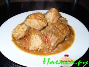 Индейка в соусе "Невозможно остановиться!" Индейка в соусе "Невозможно остановиться!"