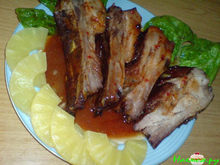 Грудинка, маринованная в ананасовом соке