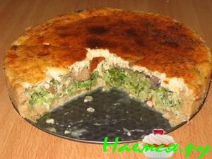 Запеканка с брокколи