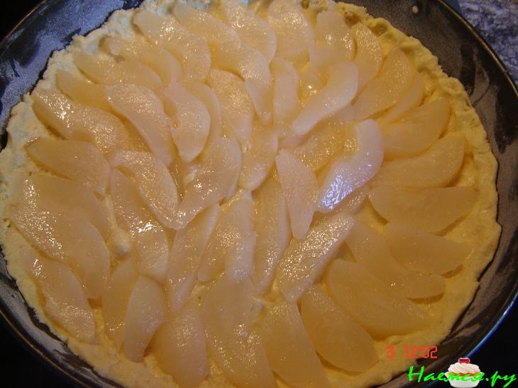 Творожно-грушевый пирог