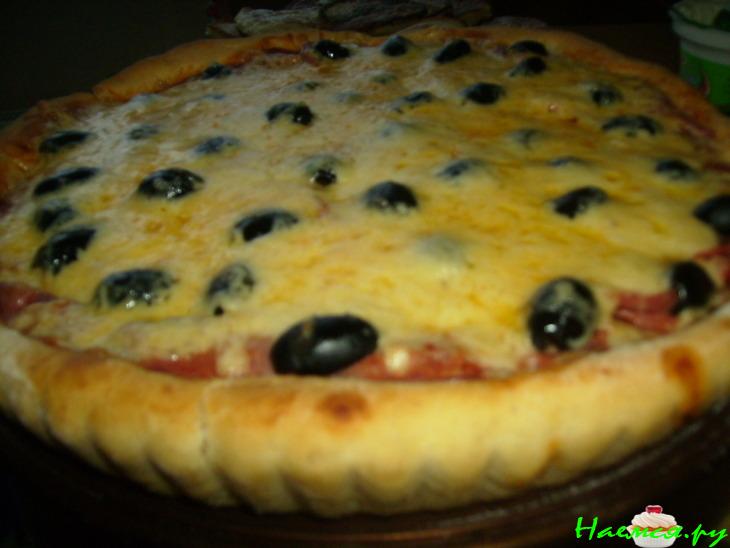 Пицца "Гавайская" (вариант)