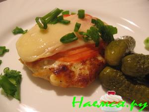 Шницели рубленые по-французски