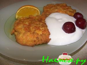 Морковные котлеты