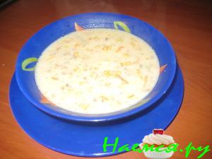 Суп из шампиньонов с кедровыми орешками