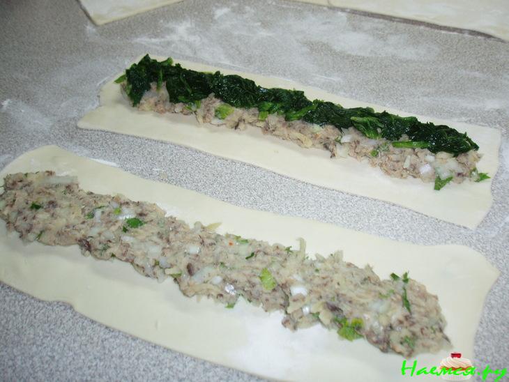 Пирожочки с рыбкой и шпинатом Пирожочки с рыбкой и шпинатом