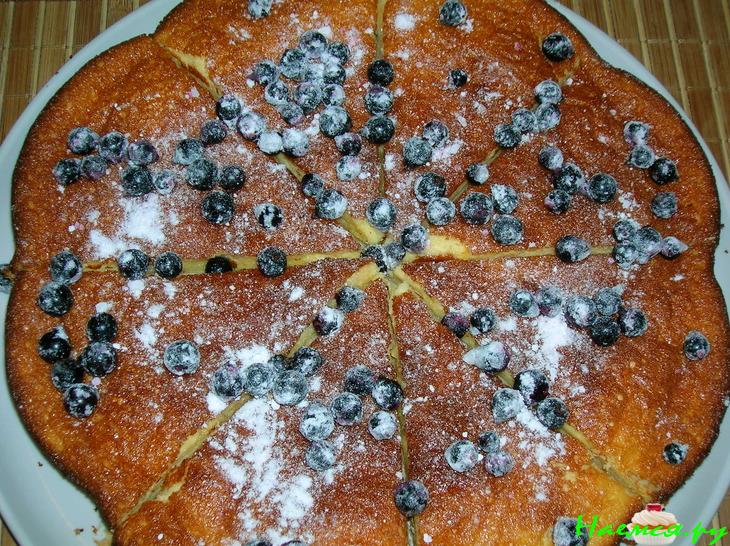 Сырно-творожный пирожок (на очень скорую руку)