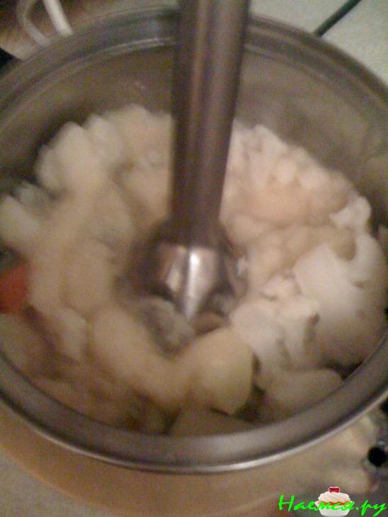 Воздушный крем-суп из цветной капусты