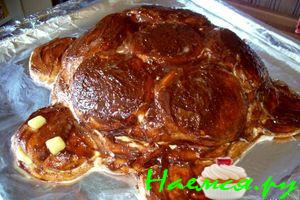 Торт с шоколадным кремом "Черепашка" Торт с шоколадным кремом "Черепашка"