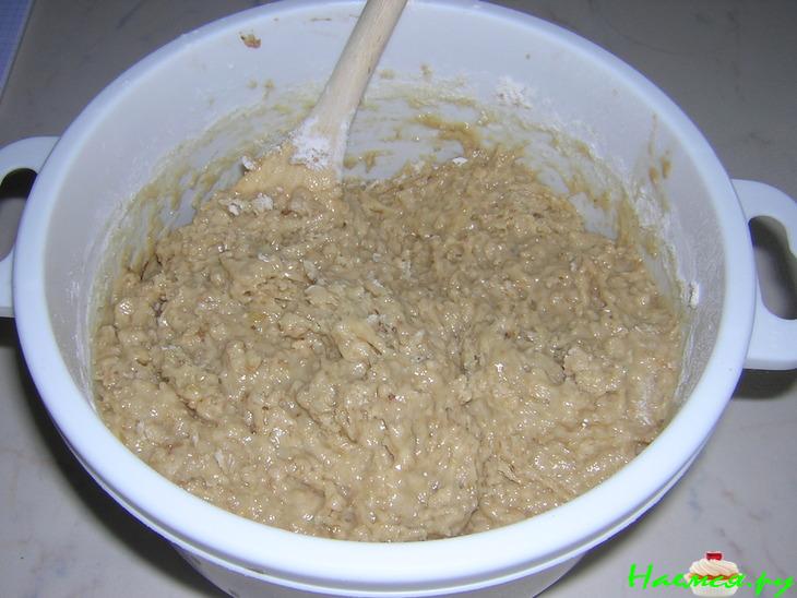 Бананово-овсяное печенье