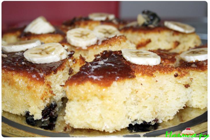 Ромовая баба (с черносливом и орешками)