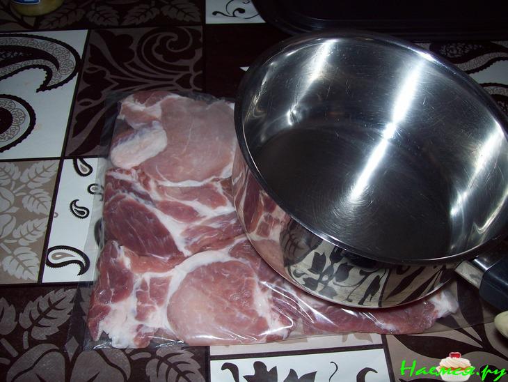 Мясо под шубой с картошкой Мясо под шубой с картошкой