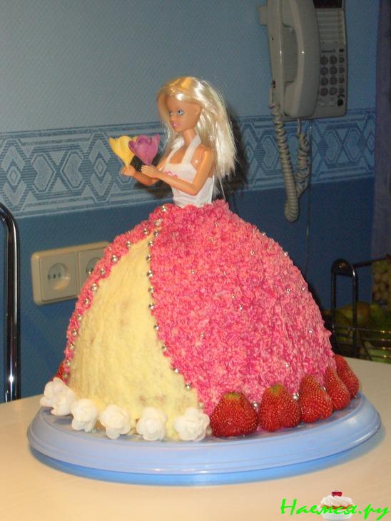 Торт из заварных шариков 'Равнодушных нет'