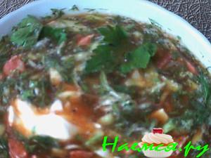 Простая окрошка