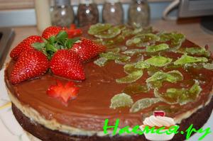 Тортик для любимого "Мой герой"