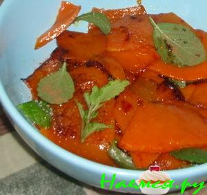 Пряная тыква по-сицилийски Пряная тыква по-сицилийски