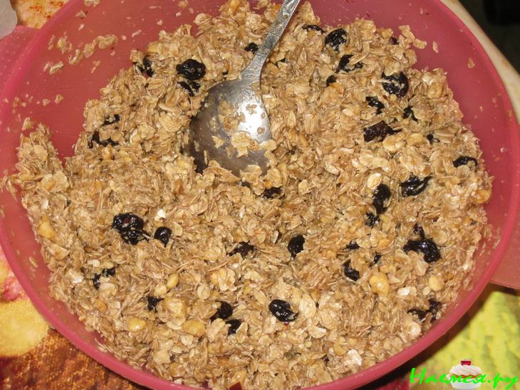 Флапджекс - овсяные треугольники