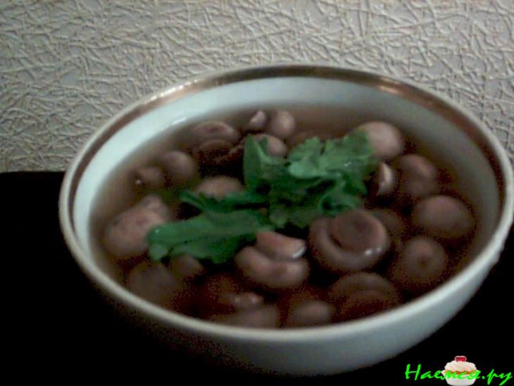 Отварные шампиньоны