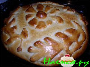 Кулебяка с квашеной капустой