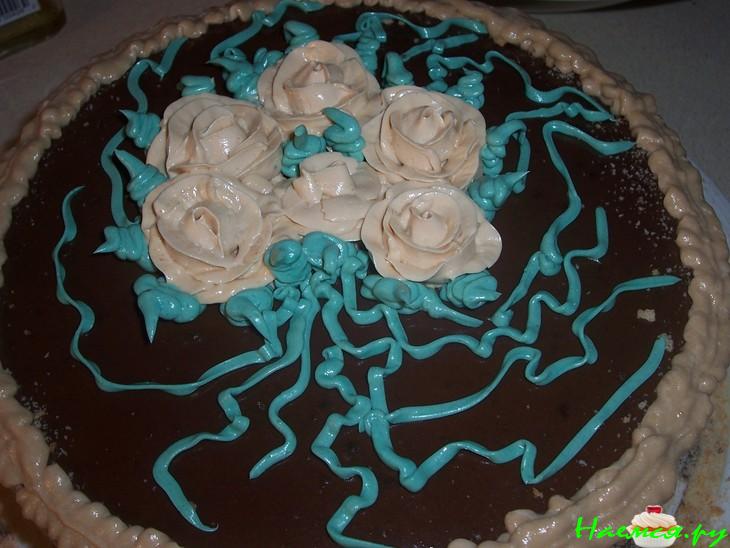 Торт бисквитный "Белочка"