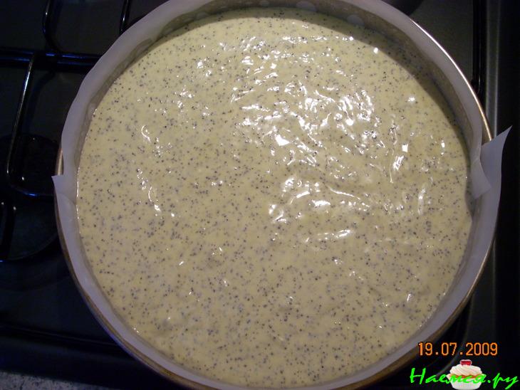 Абрикосовый пирог с маком