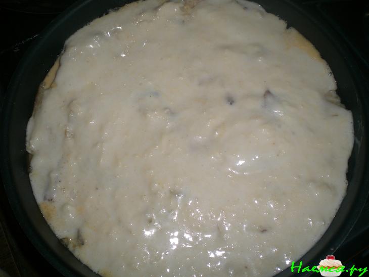 Пирог рыбный (у меня пикша)