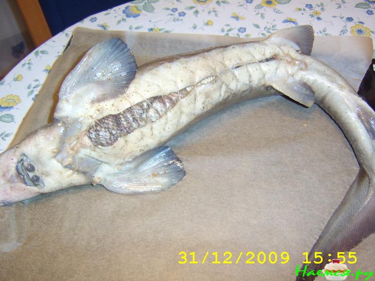 Осетр по-праздничному