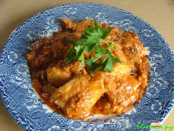 Гуляш из рыбы