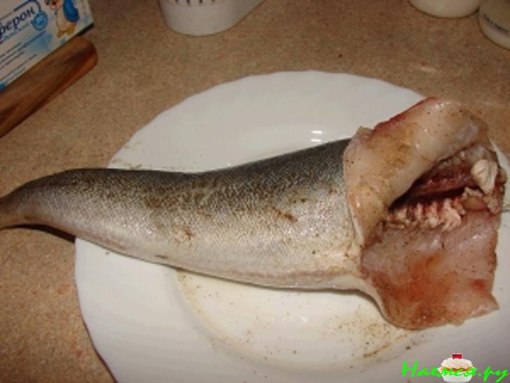 Треска с начинкой