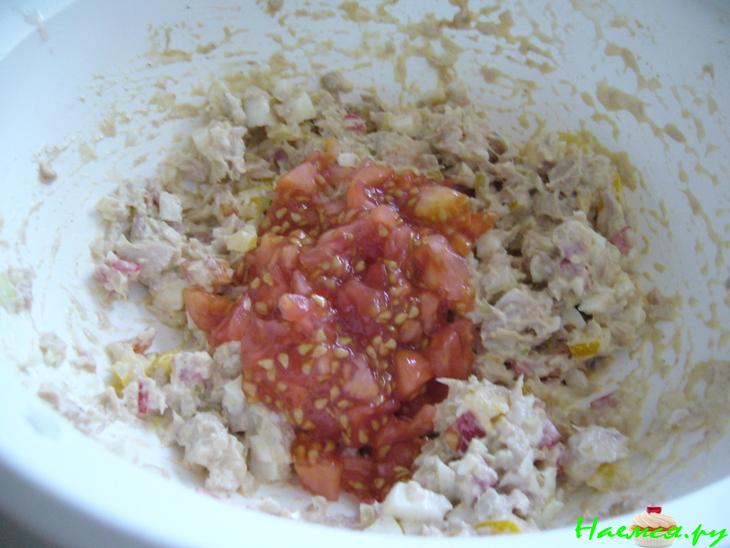 Помидоры фаршированные закусочные