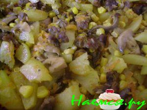 Картошечка тушёная в духовке