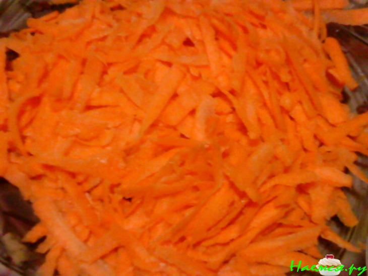 Морская капуста с овощами Морская капуста с овощами