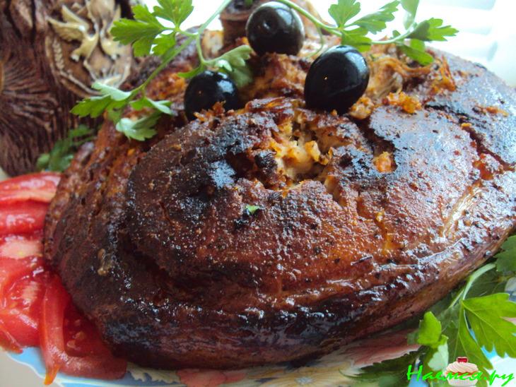 Мясо запеченное в фольге (свинина)