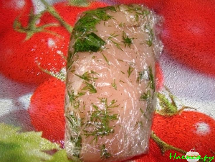 Куриное филе, приготовленное в "вакууме"