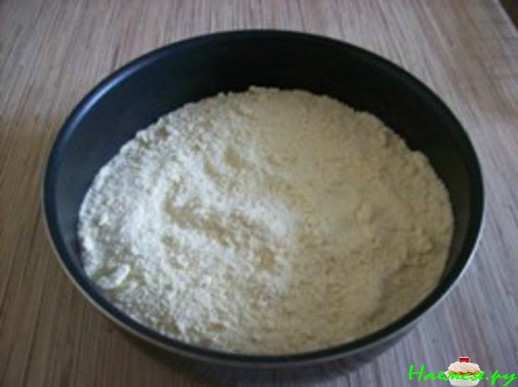 Двухслойный пирог с яблоками Двухслойный пирог с яблоками