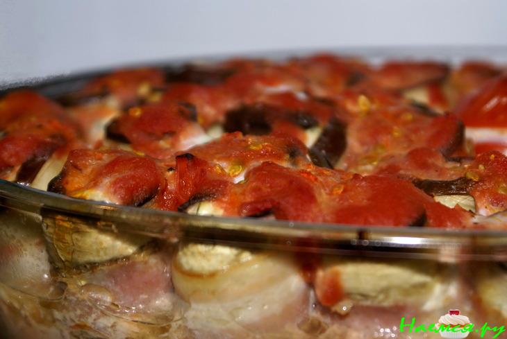 Баклажановые рулетики запеченные с творогом и беконом Баклажановые рулетики запеченные с творогом и беконом