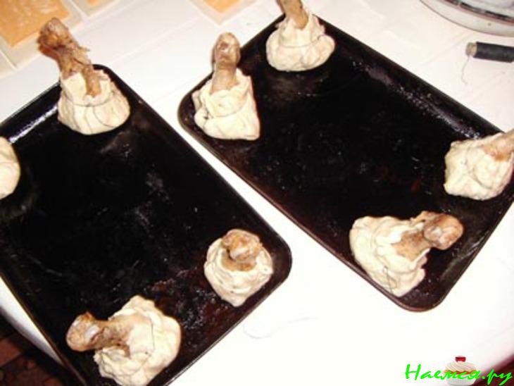 Куриные ножки в слоёных "мешочках" Куриные ножки в слоёных "мешочках"