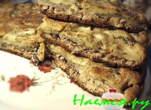 Рыбный пирог на скорую руку