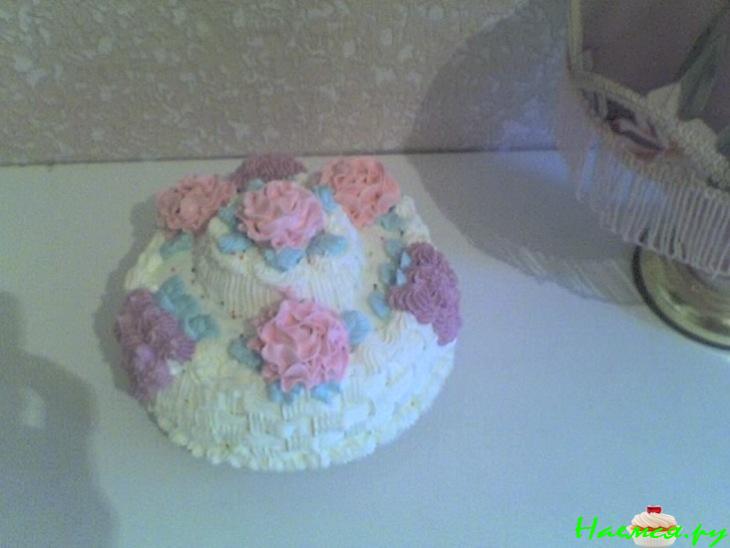 Тортик 'Розочки с сиренью'