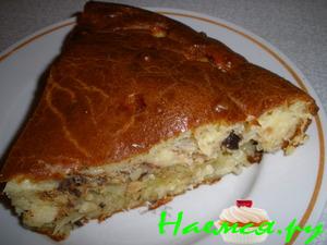 Пирог быстрый (с картошкой и рыбной консервой) Пирог быстрый (с картошкой и рыбной консервой)