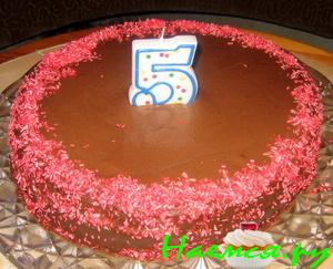 Кофейный торт с шоколадным кремом