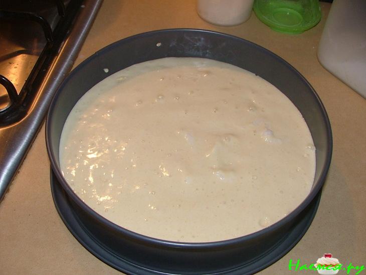 Лимонный торт с заварным кремом