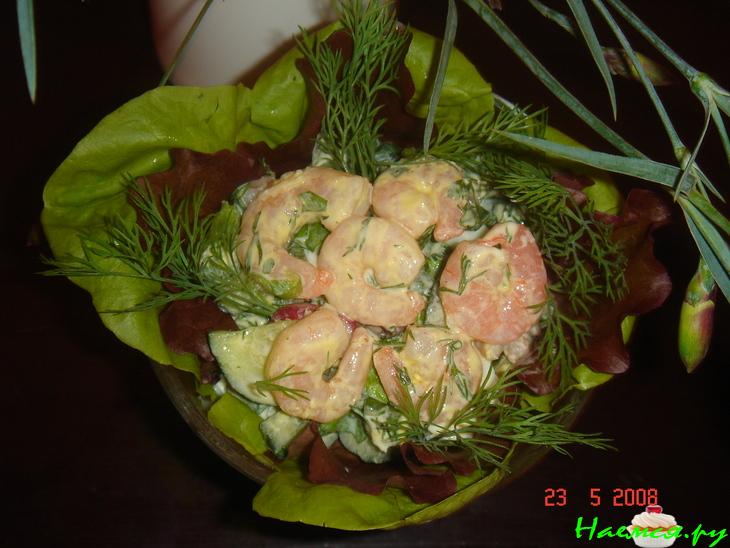 Салатик "Весна в душе и на столе"