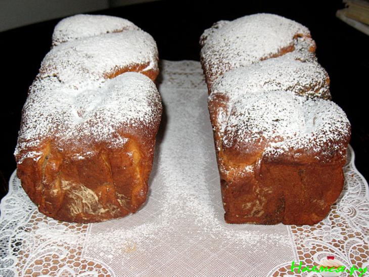 Пирог из дрожжевого теста "Маковый жгут"