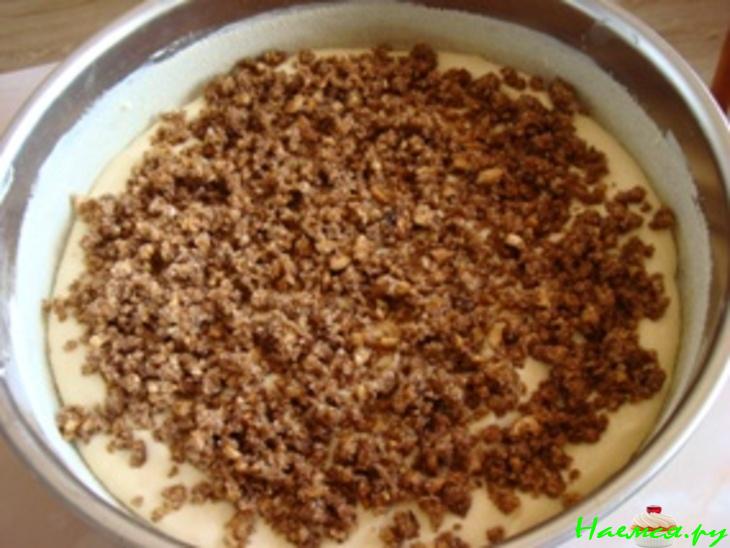 Сметанно-ореховый пирог