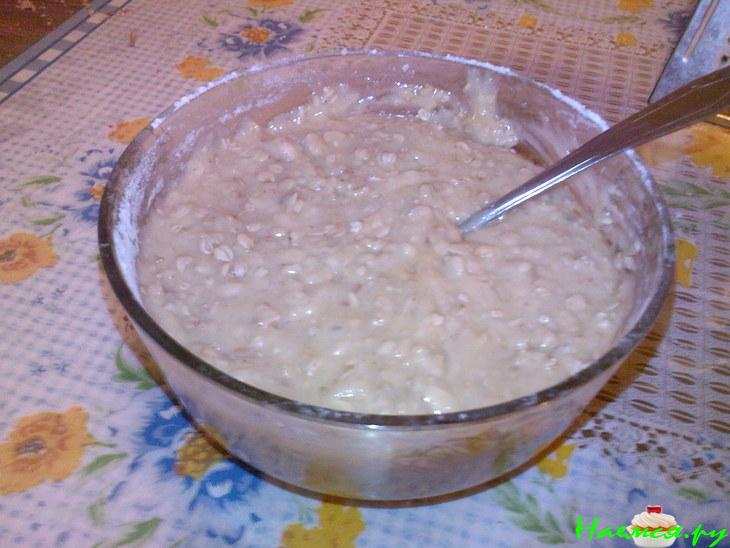 Овсяное печенье с медом и грецкими орехами