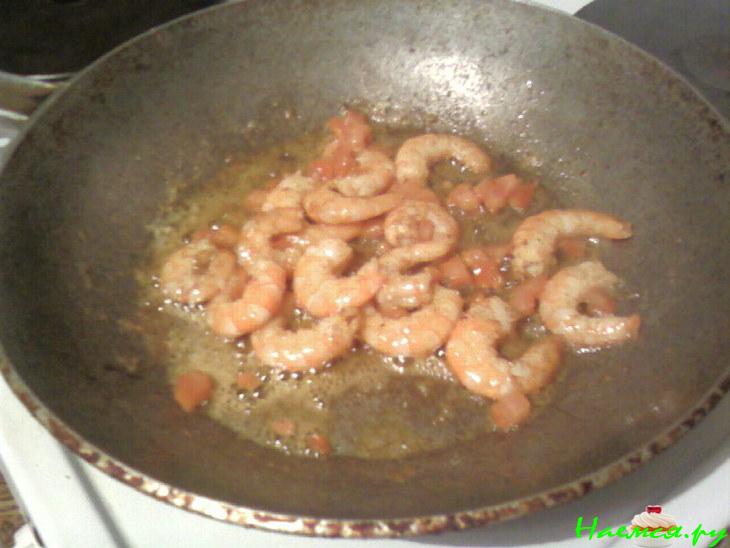 Закуска из креветок под соусом