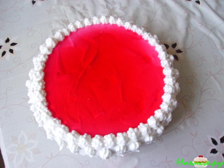 Творожно-вишневый торт "Очарование"