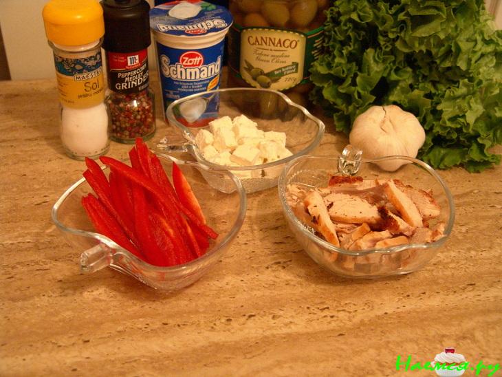 Салат куриный "Балканский"