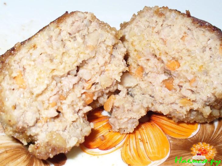 Котлеты из Индейки с Ячневой Кашей