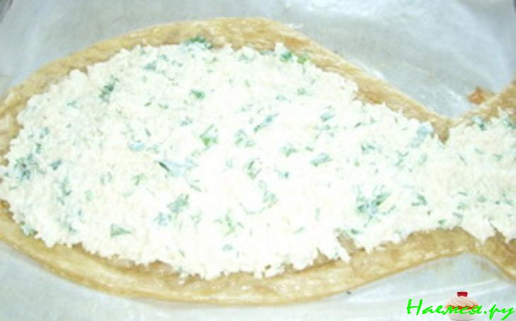 Закусочный пирог "Рыба в рыбе"